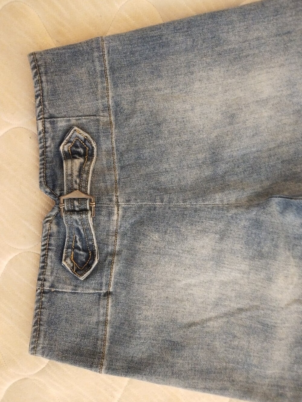 Wishlist Wide Leg Crop High Rise Button Fly Jeans Size S - Picture 4 of 5